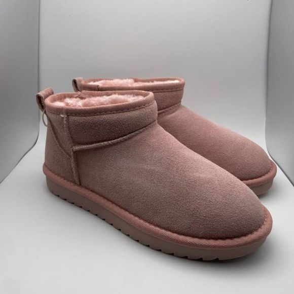 CUSHIONAIRE Women's COZY pull on boot PINK 8.5 - Picture 1 of 6